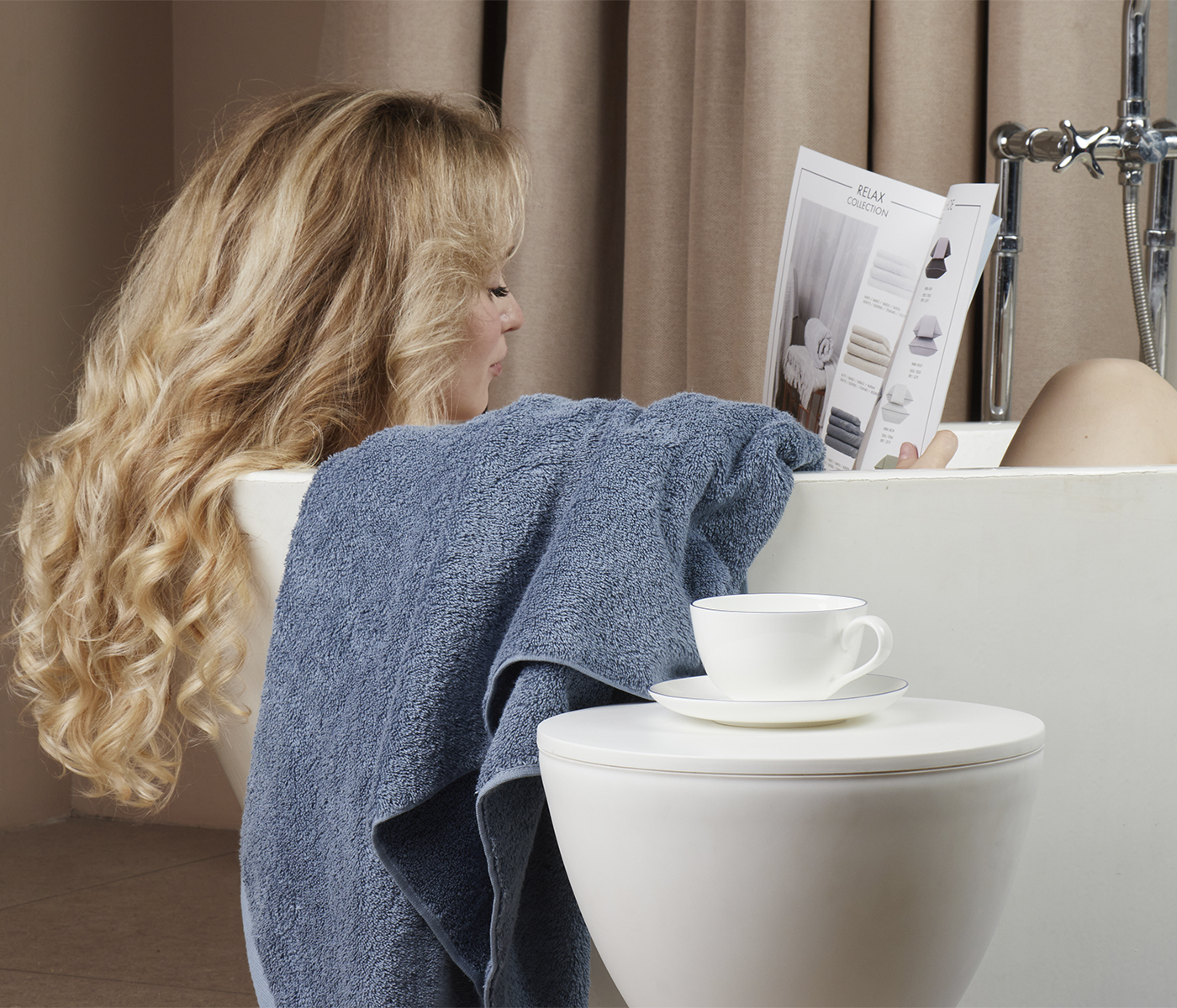 Полотенце махровое IDEAL (морской) - фото 3