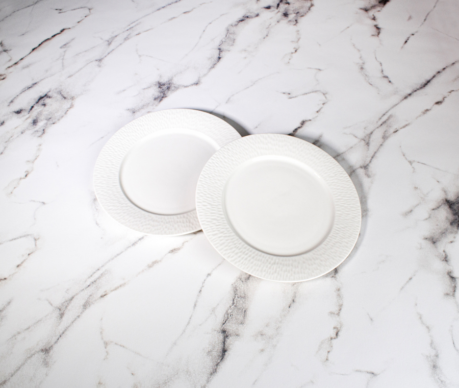 Набор тарелок обеденных ONEGA (белый, 2 шт)