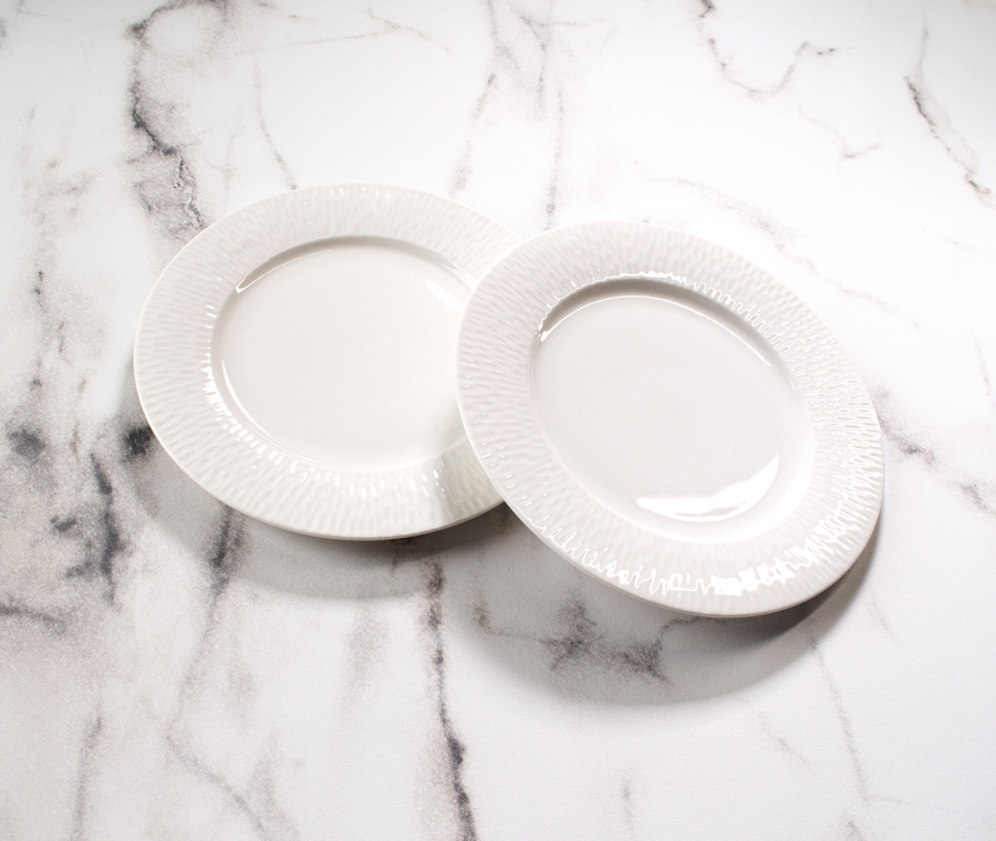 Набор тарелок закусочных ONEGA (белый, 2 шт)