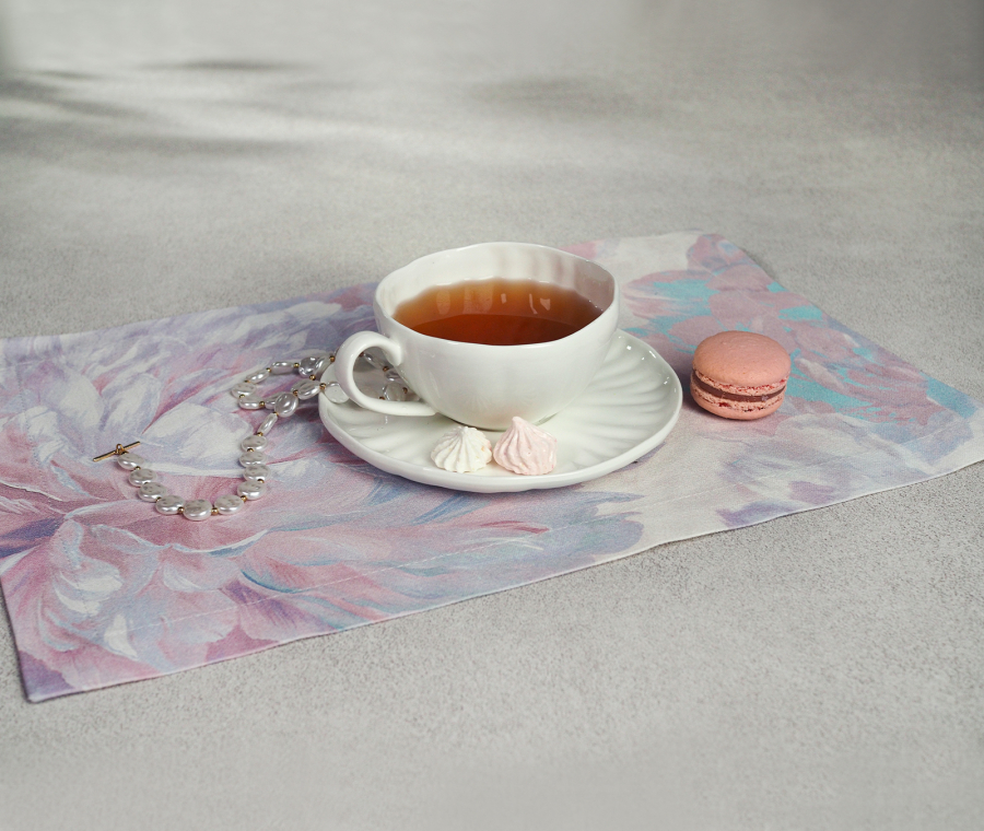 Чайная пара LOTUS (белый, 1 шт)