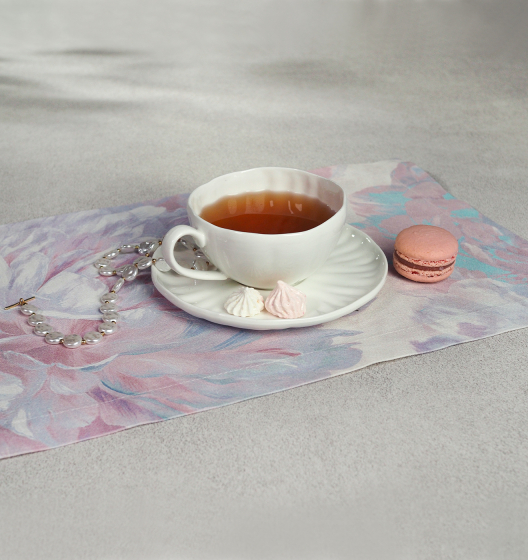 Чайная пара LOTUS (белый, 1 шт)