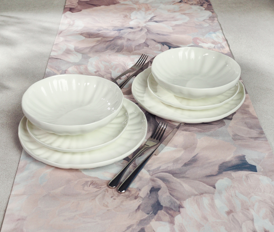 Подарочный набор тарелок LOTUS (белый) ОЖИДАЕМ ПОСТУПЛЕНИЕ