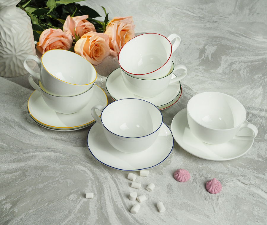 Подарочный набор чайных пар SYMBOL (микс цвета)