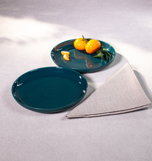 Набор тарелок закусочных PATIO (зеленый, 2 шт)