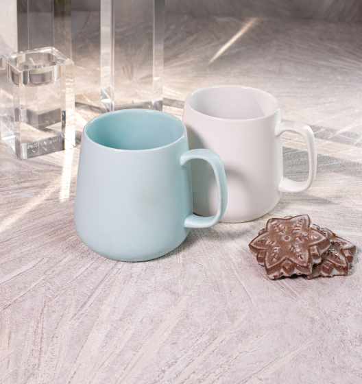 Подарочный набор кружек PATIO (голубой/белый)