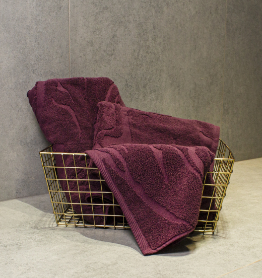 Полотенце махровое SICILIA (вишневый)