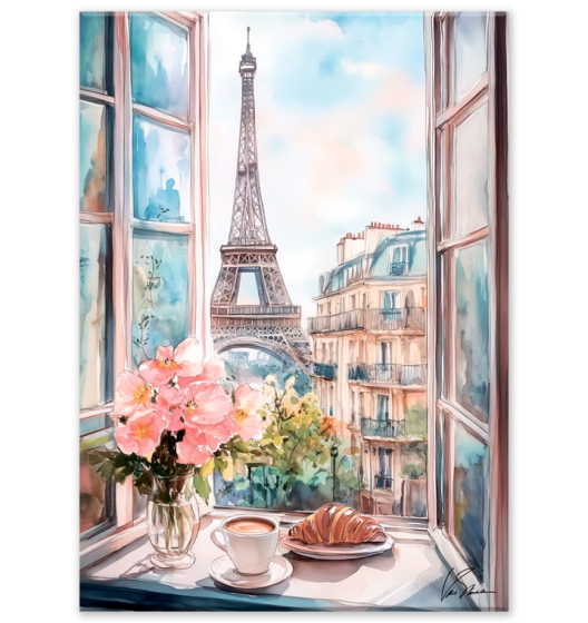 Картина на холсте PARIS /ПАРИЖ арт.8257066