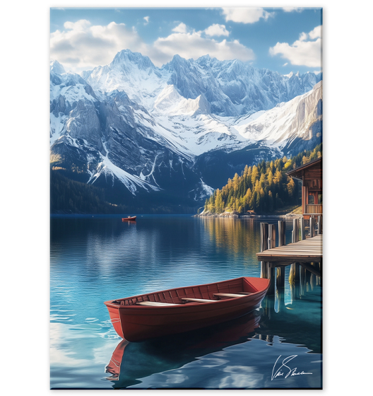 Картина на холсте LAKE арт.8257085