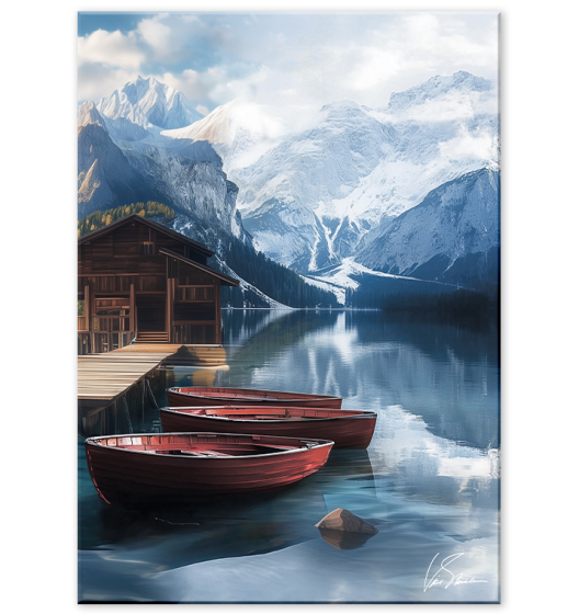 Картина на холсте LAKE арт.8257086