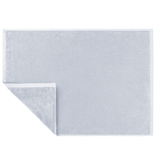 Коврик для ног махровый IDEAL (голубой)