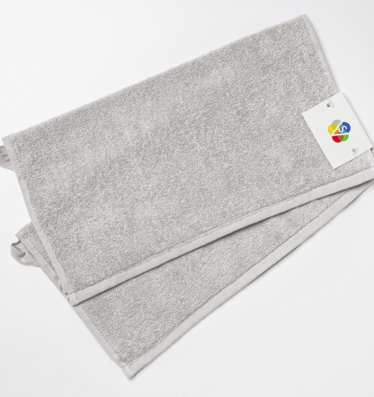 Набор полотенец махровых IDEAL (светло-серый, 2 шт)