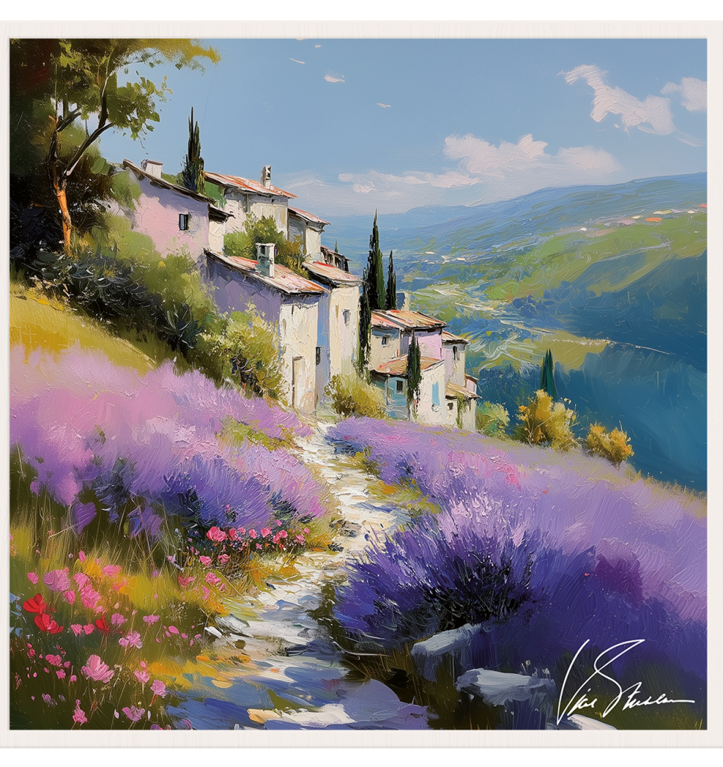 Картина на холсте в раме LAVANDA арт.8233117