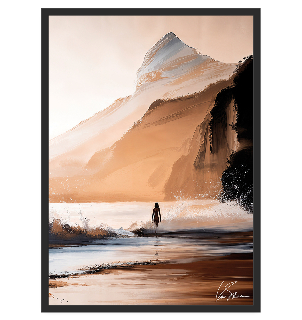 Картина на холсте в раме MIST арт.8257116