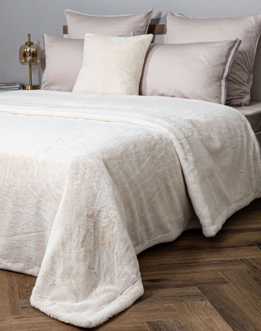 Покрывало меховое VANILLA LATTE