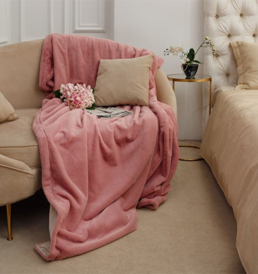 Плед меховой PINK NECTAR